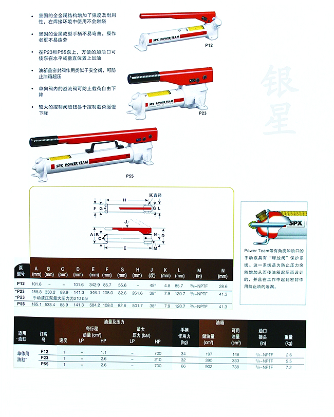 派尔迪 液压手动泵